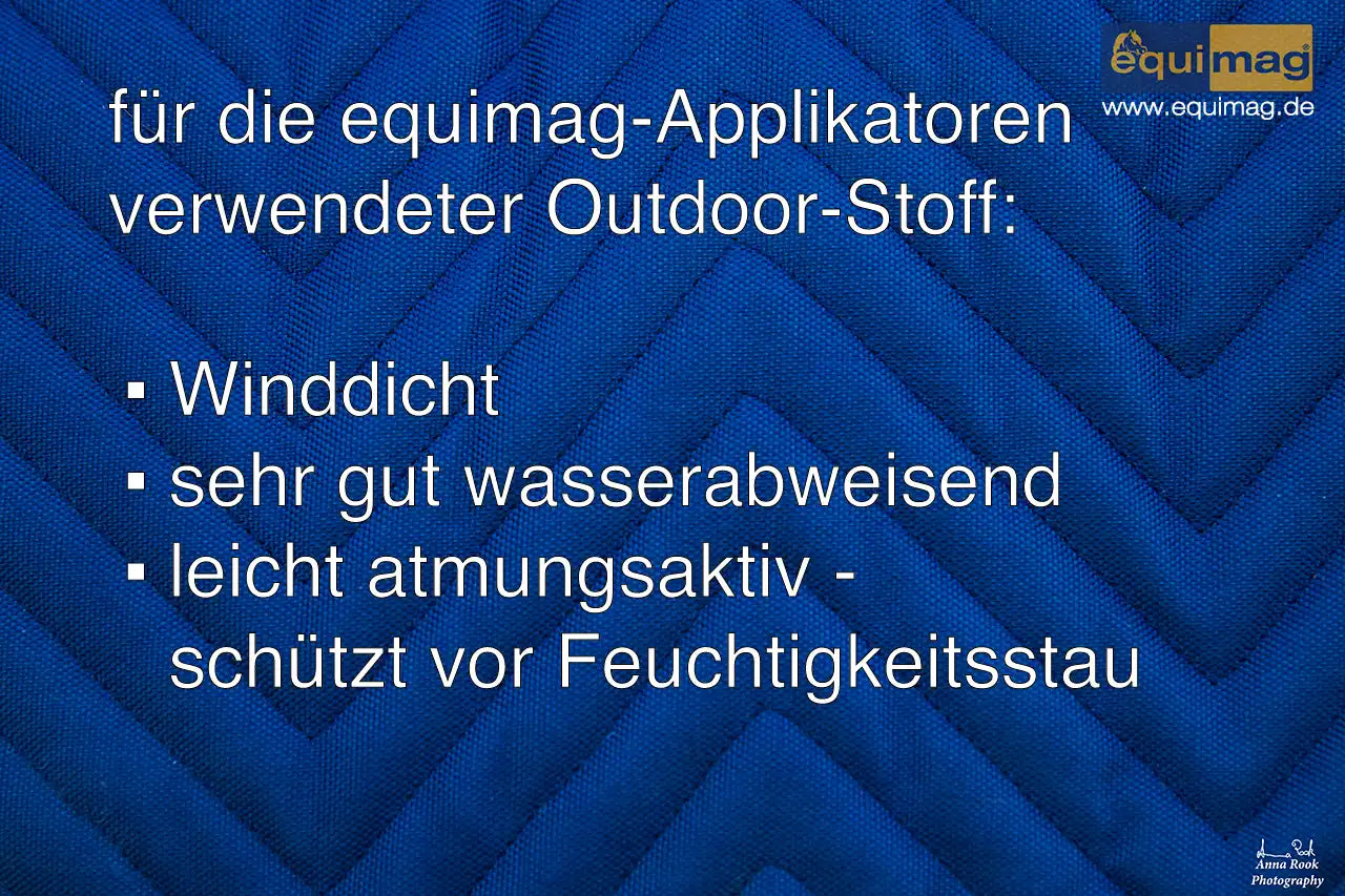 Stoffmuster equimag mit Vorzügen wie winddicht, atmungsaktiv, wasserabweisend